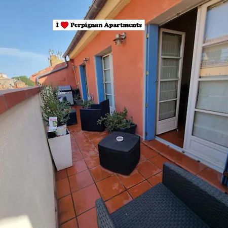 I Love Perpignan Duplex Terrasse Kültér fotó